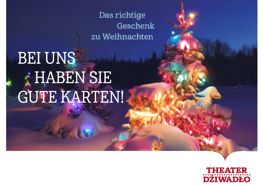 Bei uns haben Sie gute Karten - Das richtige Geschnek zu Weihnachten.